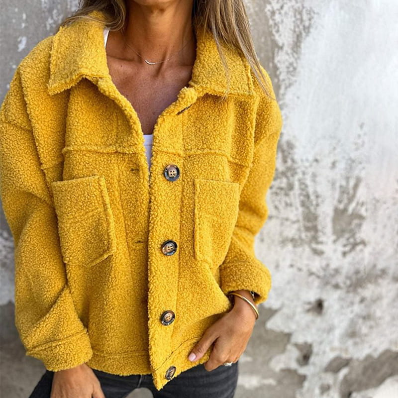 Lorna – Cozy Button Front Jacket